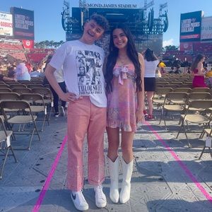 Pink Dickies Rhinestone Pants